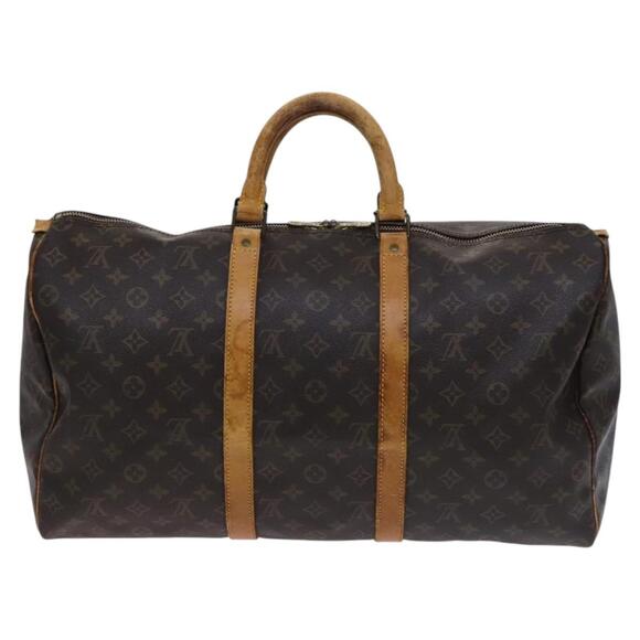 LOUIS VUITTON Monogram Keepall 50 Boston Bag M41426 - Picture 2 of 16